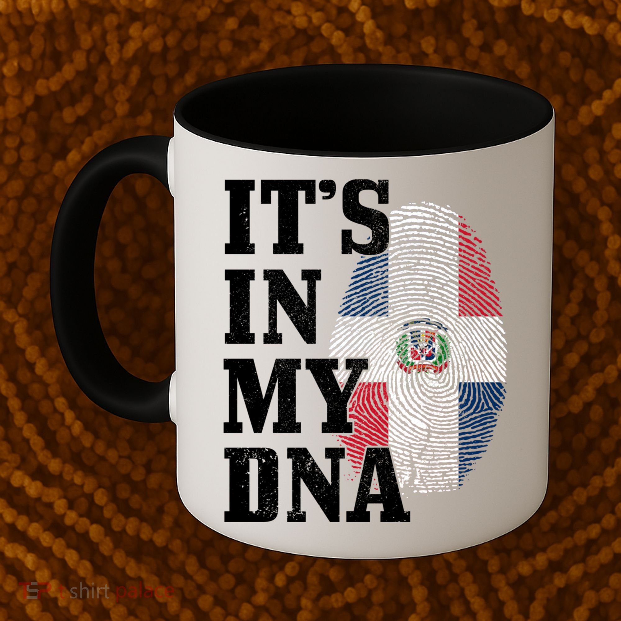 Dominican Republic It's In My Dna Dominican Flag Pride Cute Gift Coffee Mug
