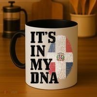 Dominican Republic It's In My Dna Dominican Flag Pride Cute Gift Coffee Mug thumb 4