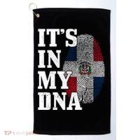 Dominican Republic It's In My Dna Dominican Flag Pride Cute Gift Golf Towel thumb 0