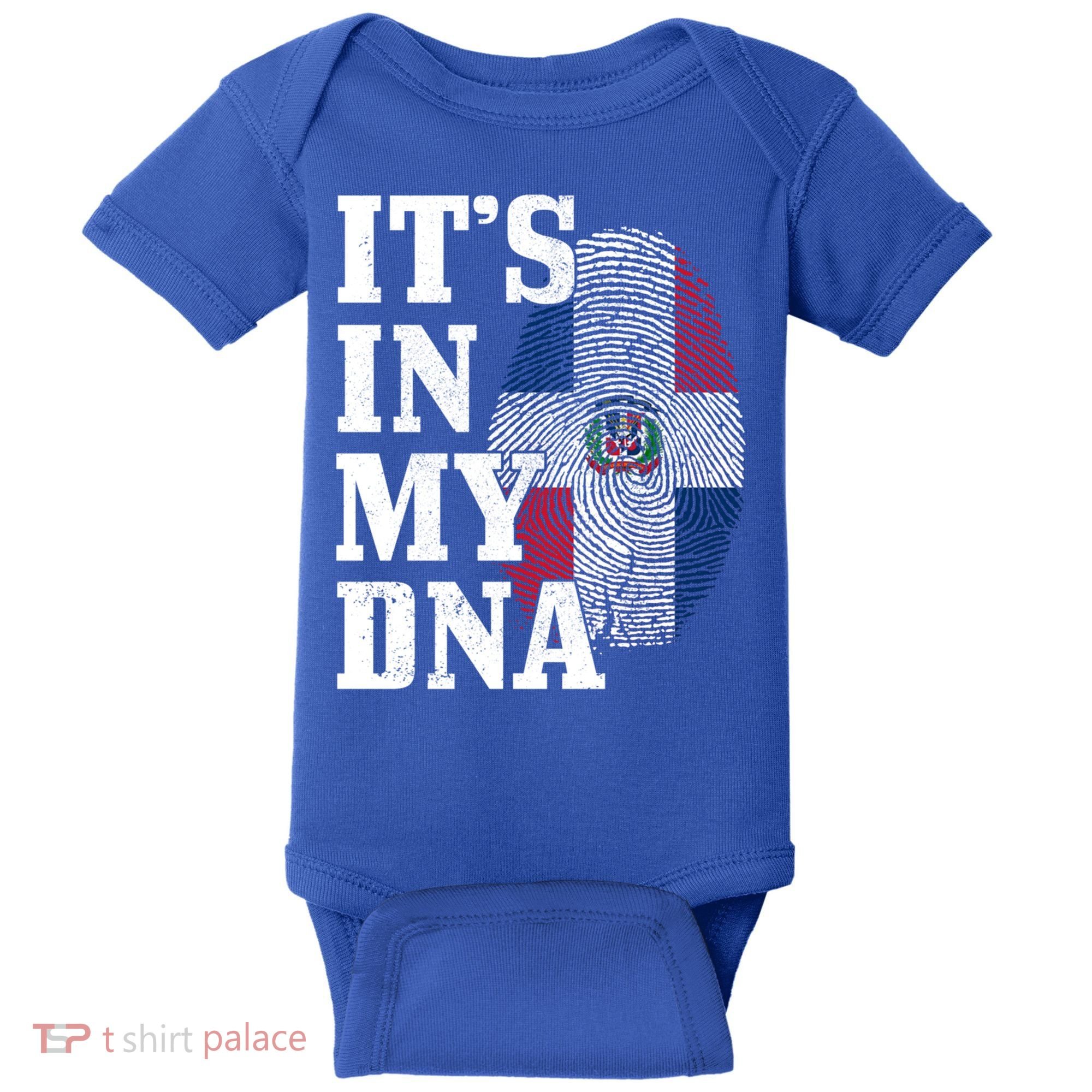 Dominican Republic It's In My Dna Dominican Flag Pride Cute Gift Baby Bodysuit