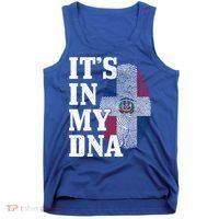 Dominican Republic It's In My Dna Dominican Flag Pride Cute Gift Tank Top thumb 0