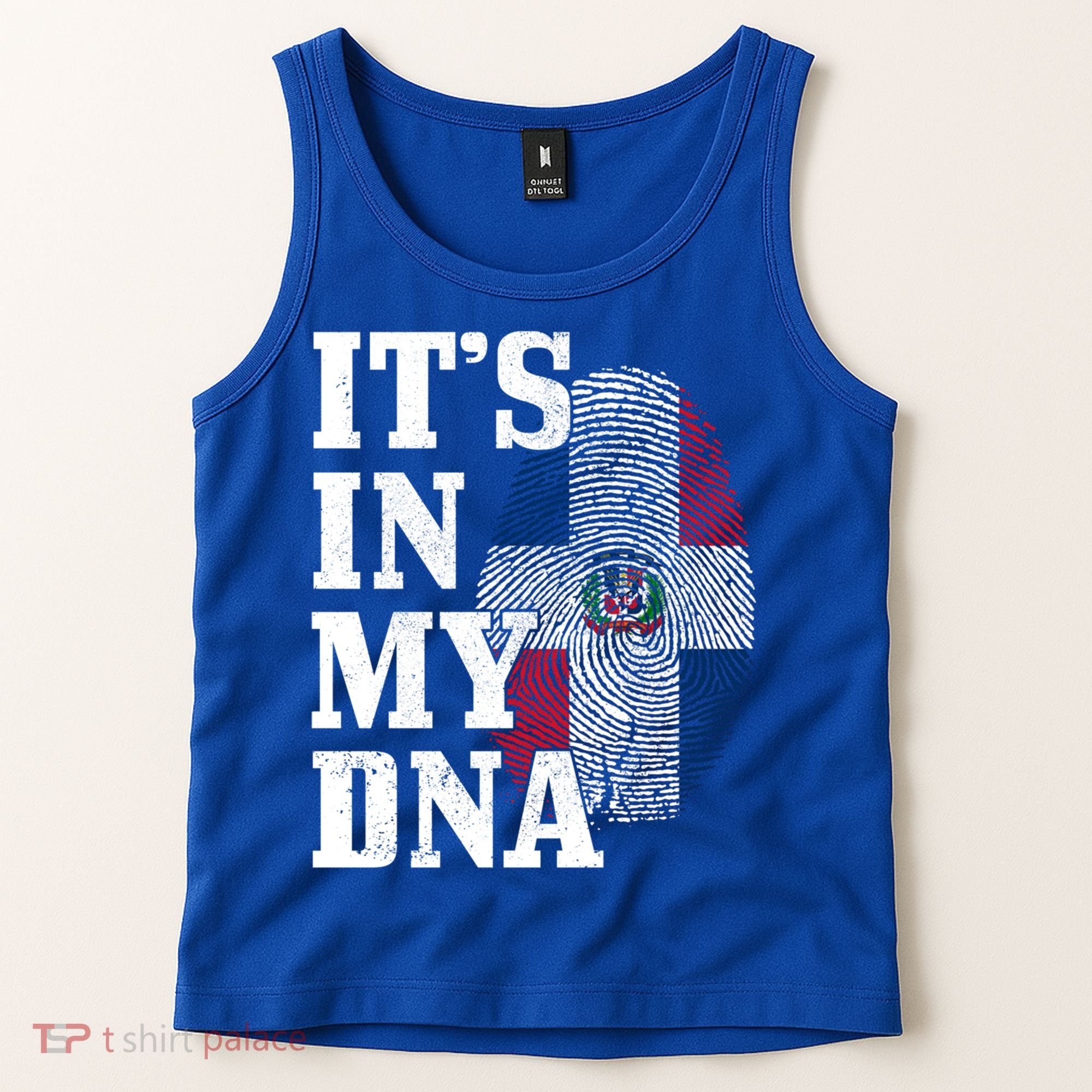 Dominican Republic It's In My Dna Dominican Flag Pride Cute Gift Tank Top