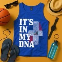 Dominican Republic It's In My Dna Dominican Flag Pride Cute Gift Tank Top thumb 4