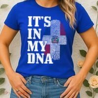Dominican Republic It's In My Dna Dominican Flag Pride Cute Gift Women's T-Shirt thumb 2