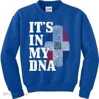 Dominican Republic It's In My Dna Dominican Flag Pride Cute Gift Kids Sweatshirt thumb 0