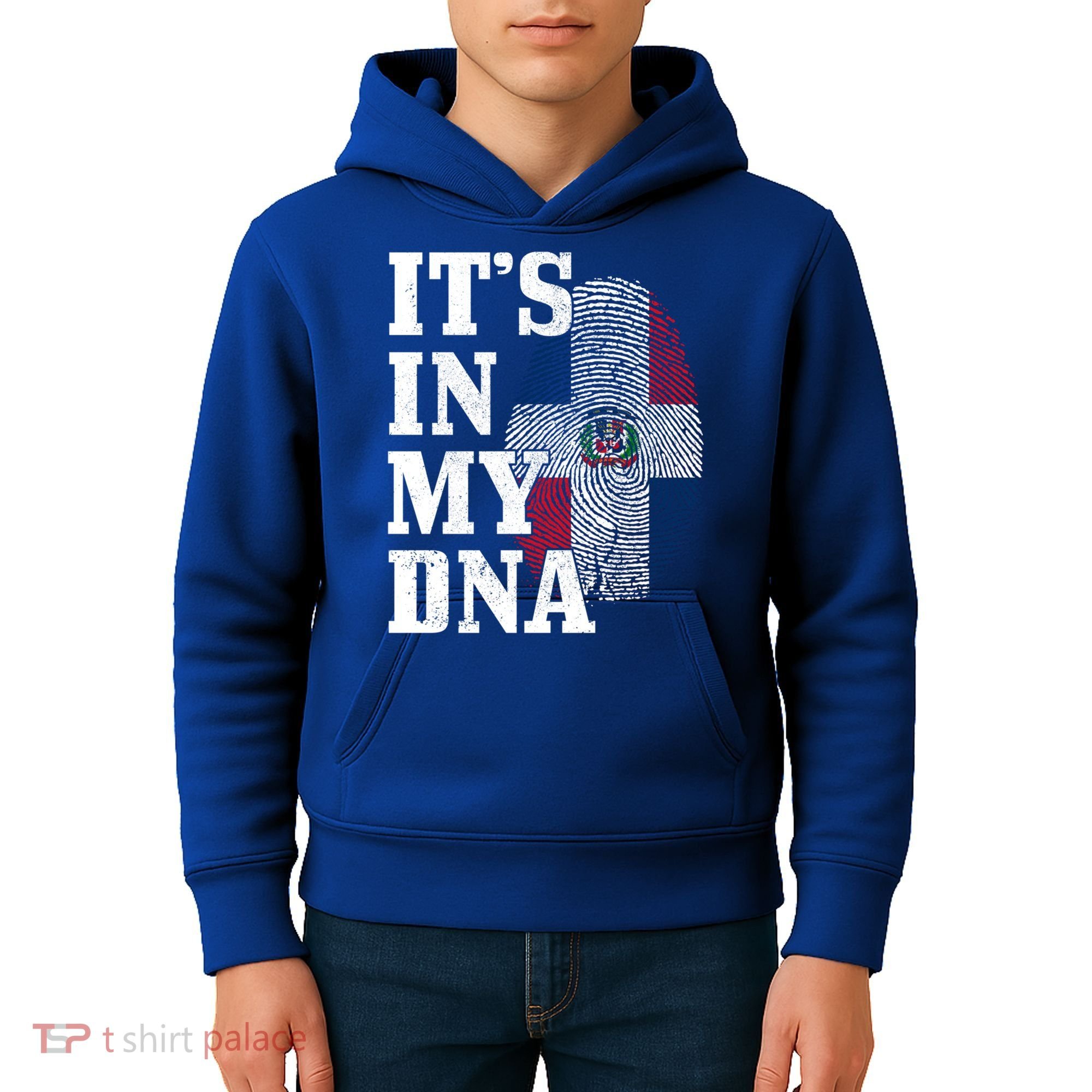 Dominican Republic It's In My Dna Dominican Flag Pride Cute Gift Kids Hoodie