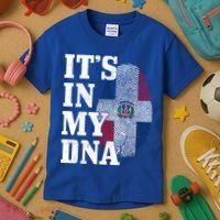 Dominican Republic It's In My Dna Dominican Flag Pride Cute Gift Kids T-Shirt thumb 3
