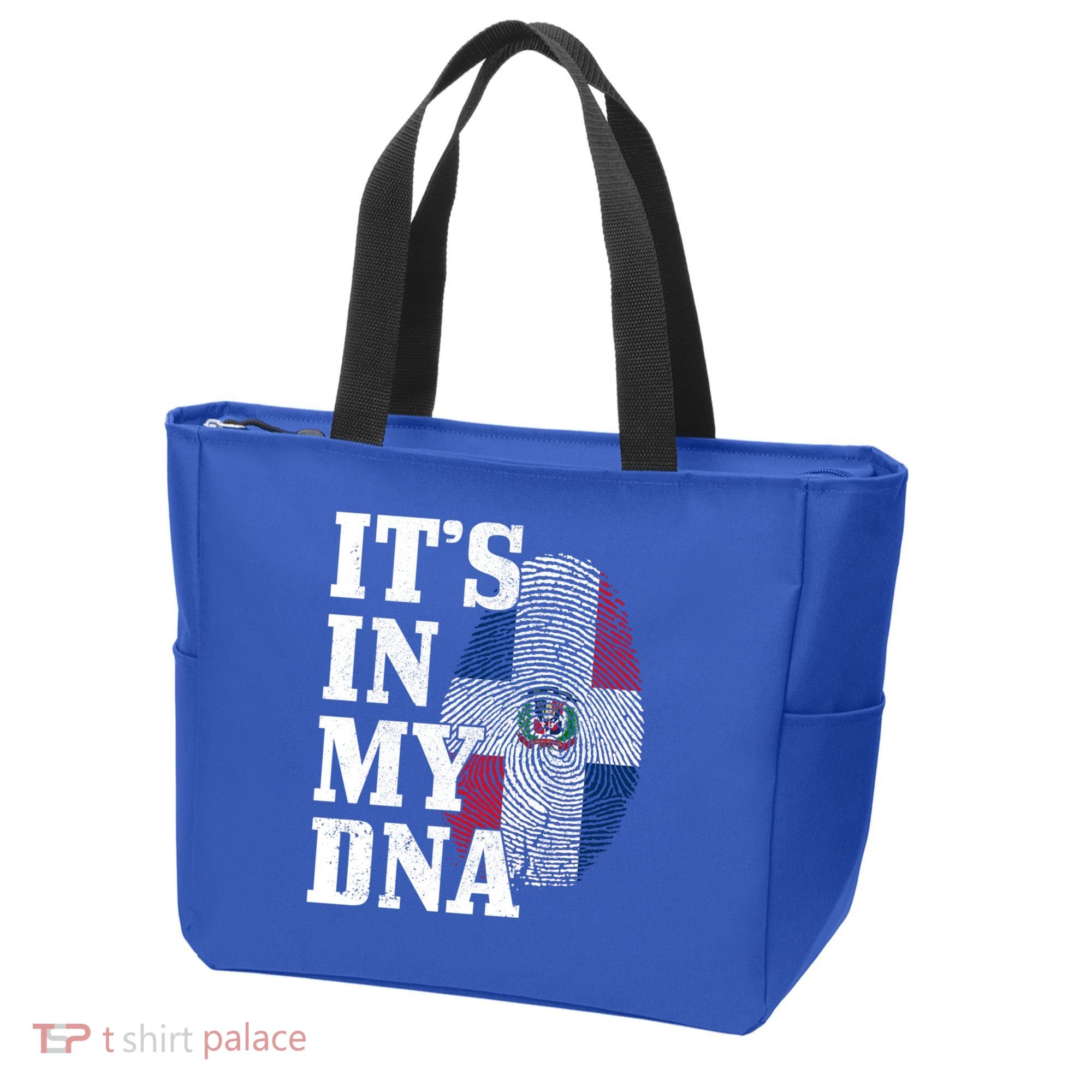 Dominican Republic It's In My Dna Dominican Flag Pride Cute Gift Tote Bag