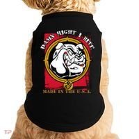 Damn Right I Bite Funny Dog Doggie Tank thumb 0