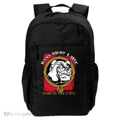 Damn Right I Bite Funny Dog Backpack