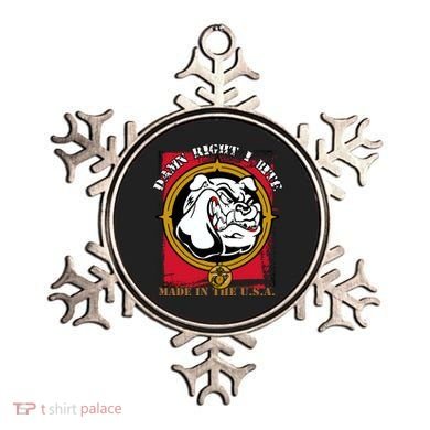 Damn Right I Bite Funny Dog Ornament