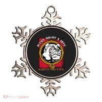 Damn Right I Bite Funny Dog Ornament thumb 0