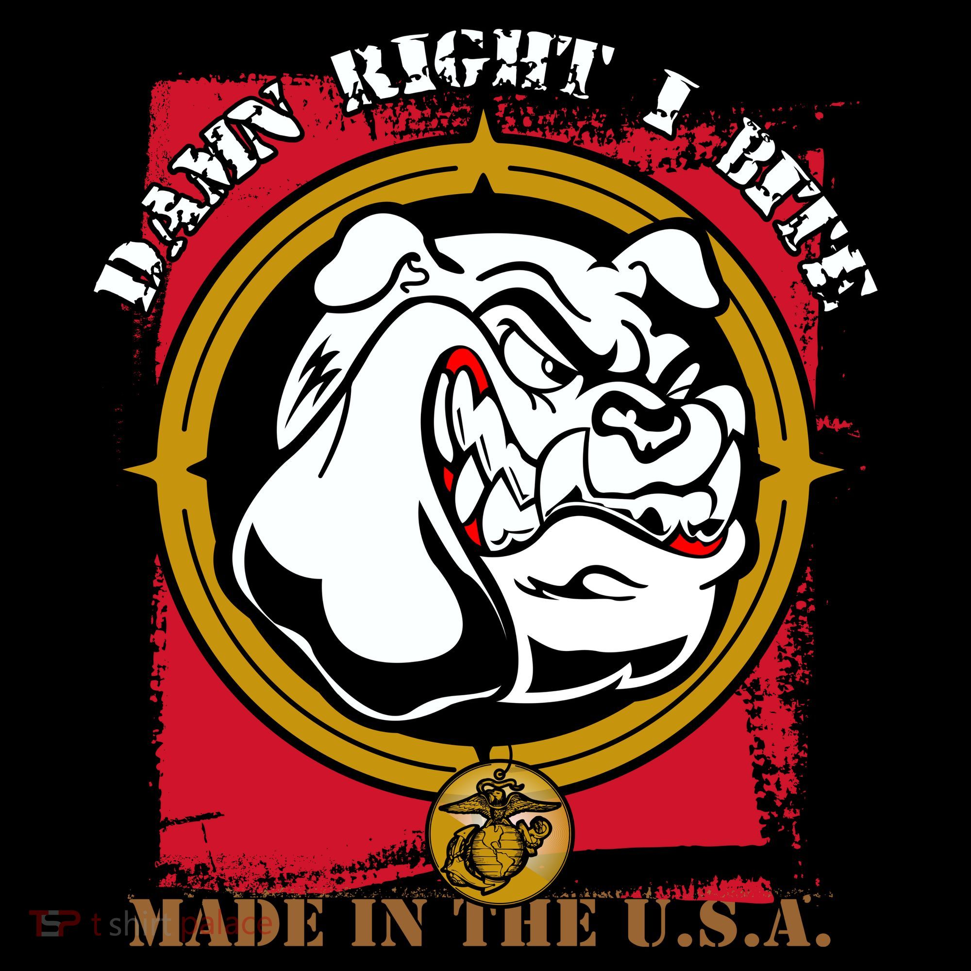 Damn Right I Bite Funny Dog Tank Top