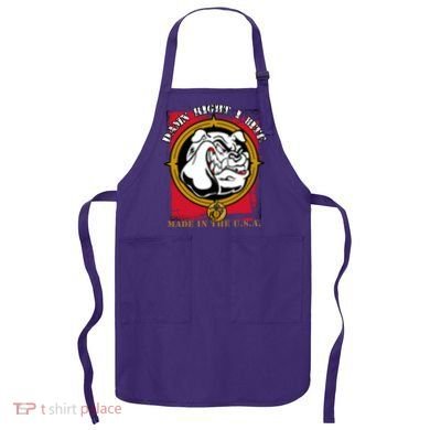 Damn Right I Bite Funny Dog Apron