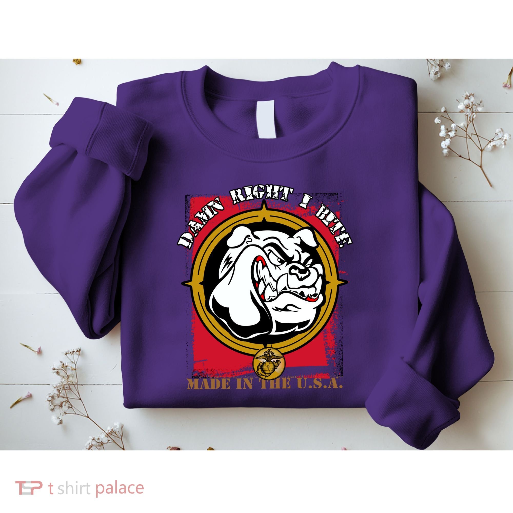 Damn Right I Bite Funny Dog Sweatshirt