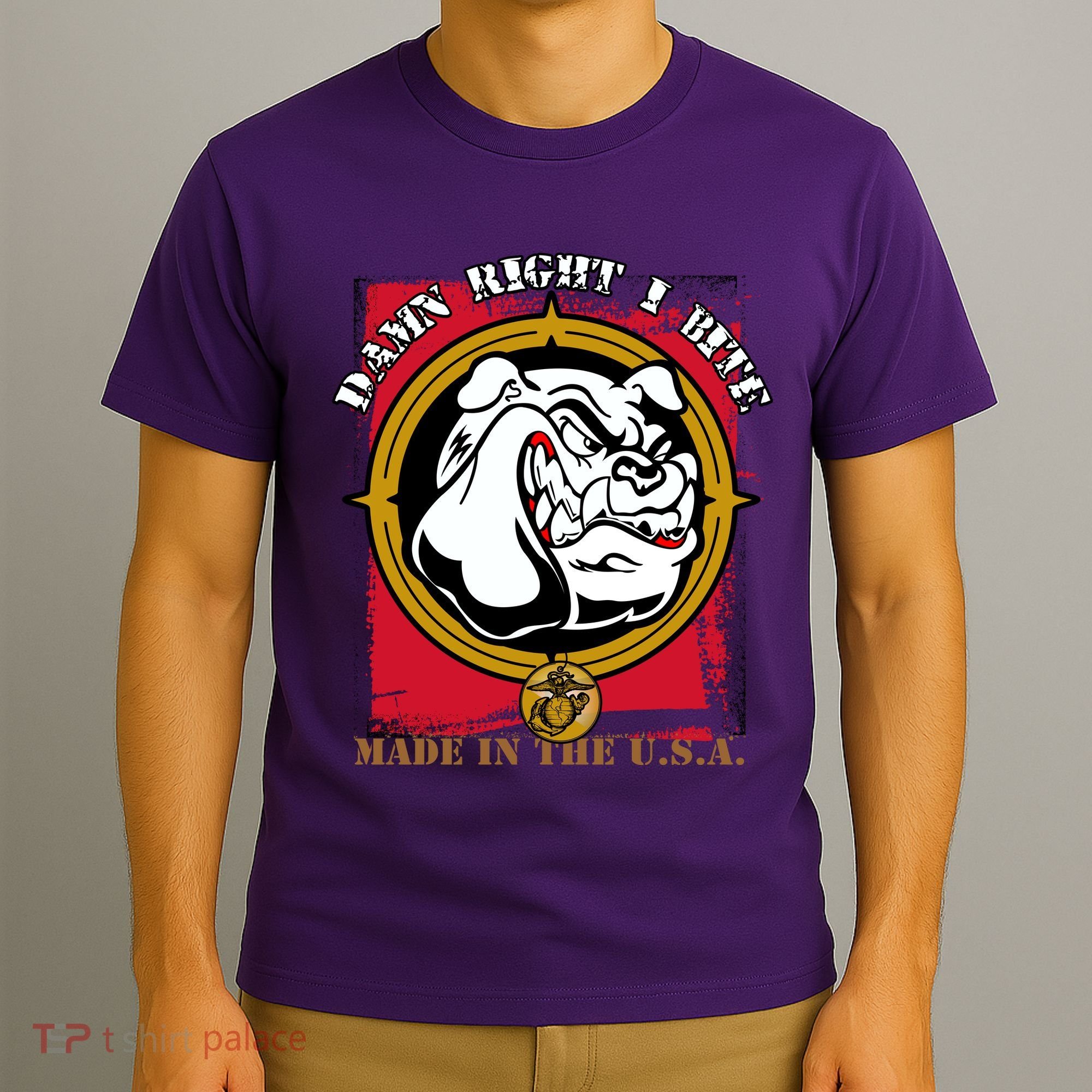 Damn Right I Bite Funny Dog T-Shirt
