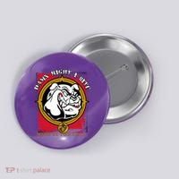Damn Right I Bite Funny Dog Button thumb 0