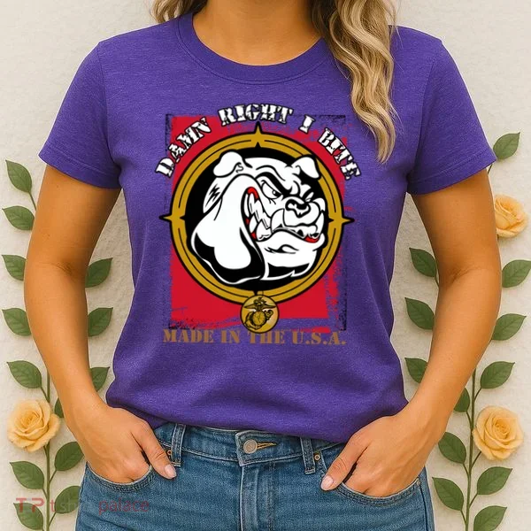 Damn Right I Bite Funny Dog Women's T-Shirt