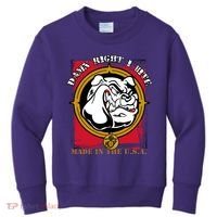 Damn Right I Bite Funny Dog Kids Sweatshirt thumb 0