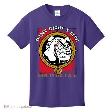 Damn Right I Bite Funny Dog Kids T-Shirt