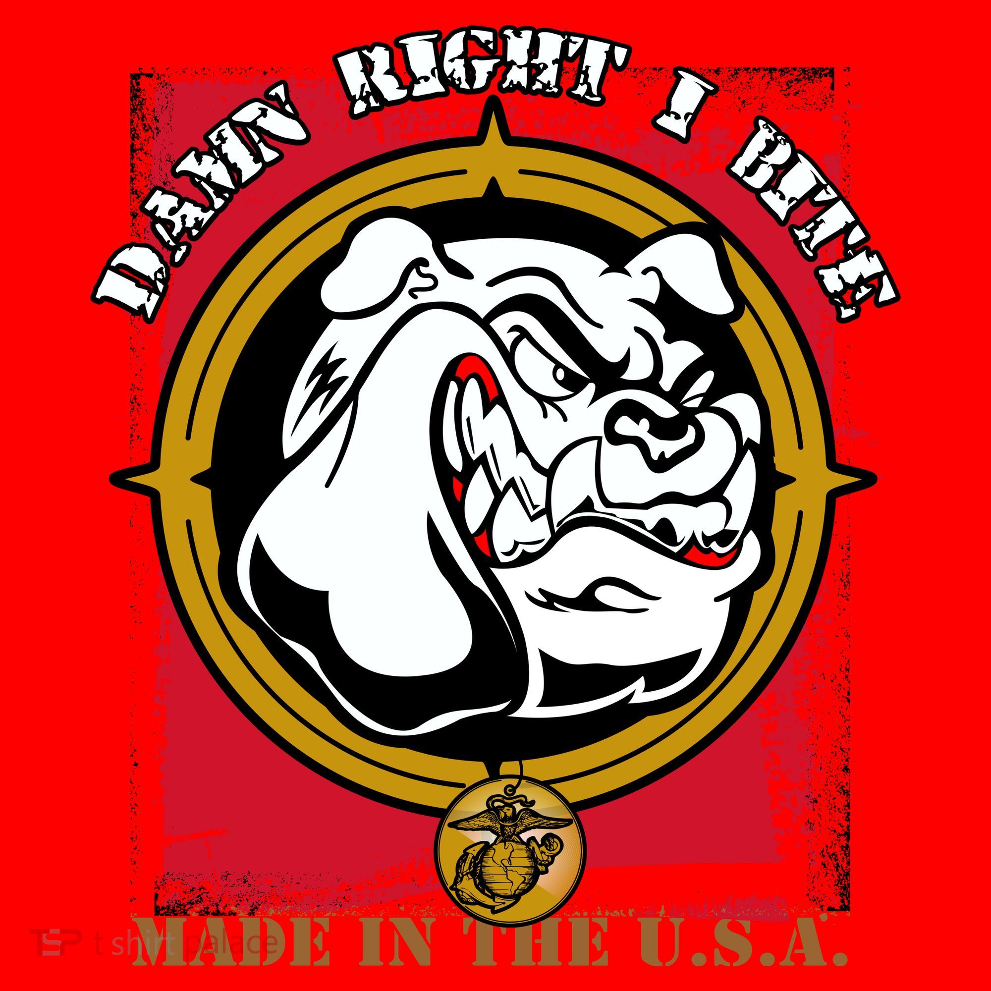 Damn Right I Bite Funny Dog Santa Hat
