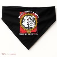 Damn Right I Bite Made In The USA Dog USA-Made Doggie Bandana thumb 0