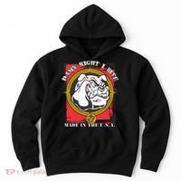 Damn Right I Bite Made In The USA Dog Hoodie thumb 0