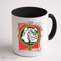 Damn Right I Bite Made In The USA Dog Coffee Mug thumb 1