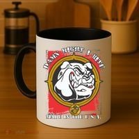 Damn Right I Bite Made In The USA Dog Coffee Mug thumb 4
