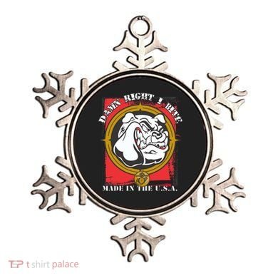 Damn Right I Bite Made In The USA Dog Ornament