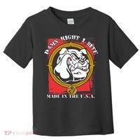 Damn Right I Bite Made In The USA Dog Toddler T-Shirt thumb 0