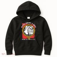 Damn Right I Bite Made In The USA Dog Kids Hoodie thumb 0