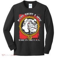 Damn Right I Bite Made In The USA Dog Kids Long Sleeve Shirt thumb 0