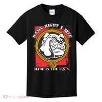 Damn Right I Bite Made In The USA Dog Kids T-Shirt thumb 0