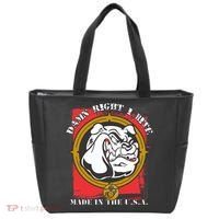 Damn Right I Bite Made In The USA Dog Tote Bag thumb 0