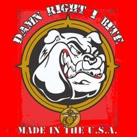 Damn Right I Bite Made In The USA Dog Santa Hat thumb 1