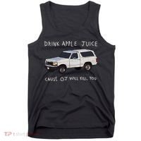 Drink Apple Juice Cause OJ Will Kill You Tank Top thumb 0