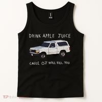Drink Apple Juice Cause OJ Will Kill You Tank Top thumb 2
