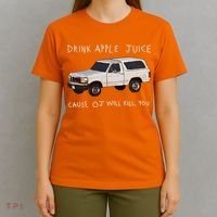 Drink Apple Juice Cause OJ Will Kill You T-Shirt thumb 4