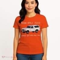 Drink Apple Juice Cause OJ Will Kill You Women's T-Shirt thumb 4