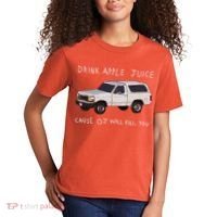 Drink Apple Juice Cause OJ Will Kill You Kids T-Shirt thumb 2