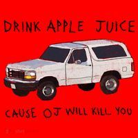 Drink Apple Juice Cause OJ Will Kill You Santa Hat thumb 1