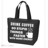 Drink Coffee Do Stupid Things Faster Tote Bag thumb 3