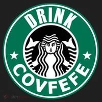 Drink Covfefe Funny Parody Logo Women's Sweatshirt thumb 2