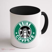 Drink Covfefe Funny Parody Logo Coffee Mug thumb 1