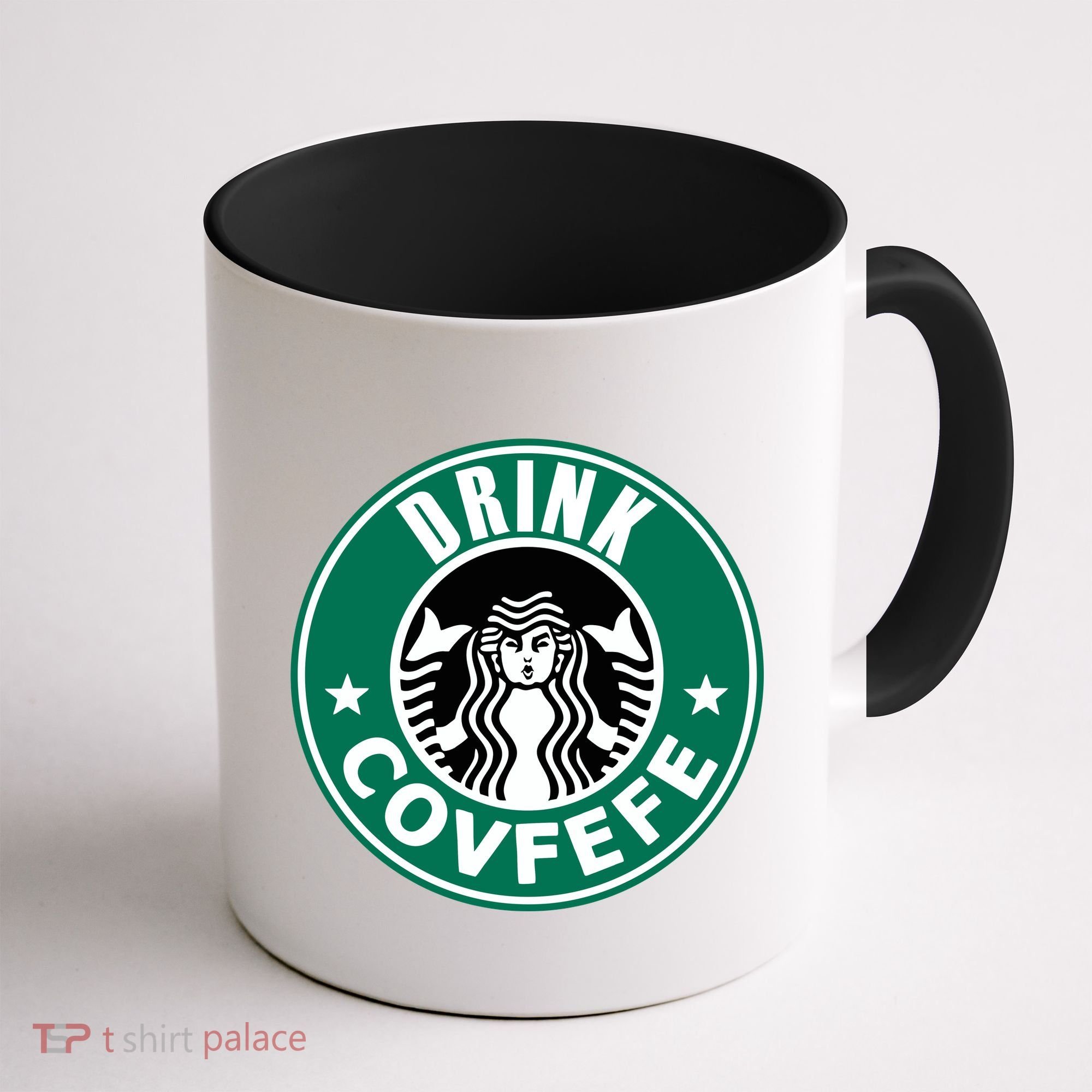 Drink Covfefe Funny Parody Logo Coffee Mug