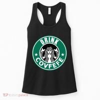 Drink Covfefe Funny Parody Logo Women's Tank Top thumb 0