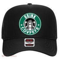 Drink Covfefe Funny Parody Logo Hat thumb 0