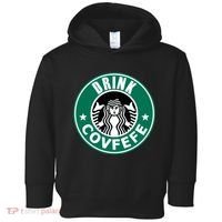 Drink Covfefe Funny Parody Logo Toddler Hoodie thumb 0