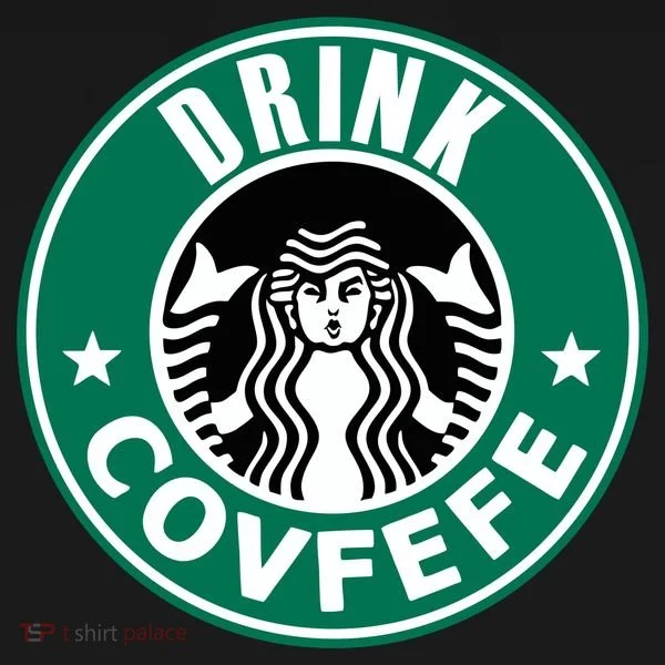 Drink Covfefe Funny Parody Logo Toddler Hoodie